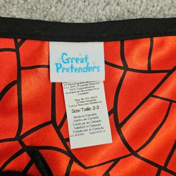 Baby Reversible Spider Bat Cape | size 2-3T - Picture 6 of 7